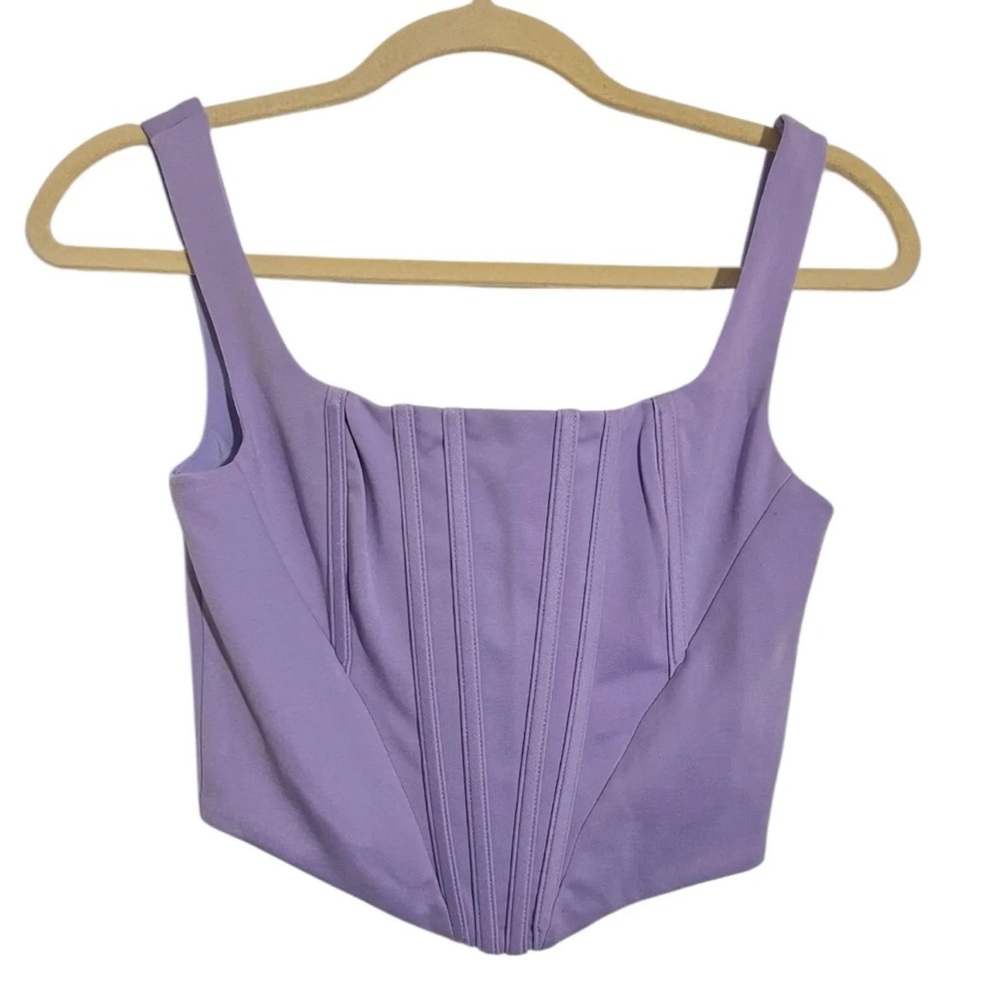 L20 LAVENDER CROPPED CORSET- XS- lingerie